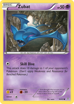 Zubat card art