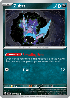 Zubat card art