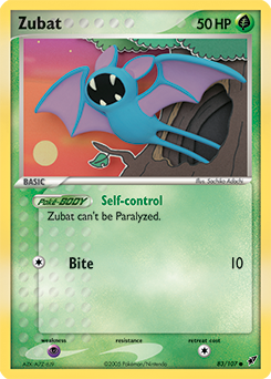 Zubat card art
